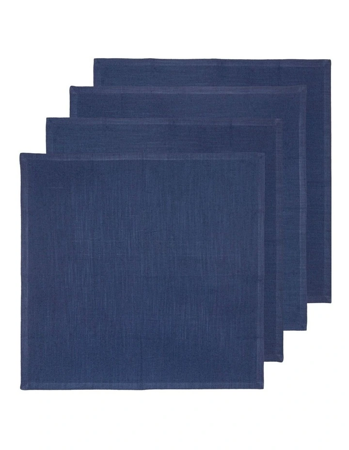 Lina 4 Pack Napkin in Navy image 1
