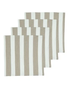 Hemingway Napkins 4 Pack in Taupe