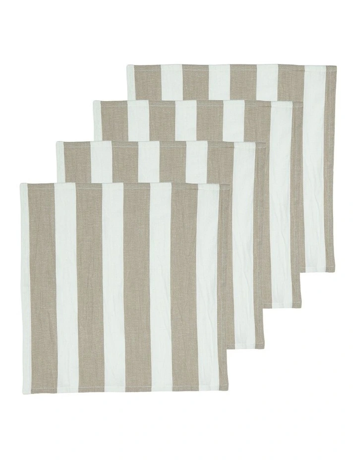 Hemingway Napkins 4 Pack in Taupe image 1