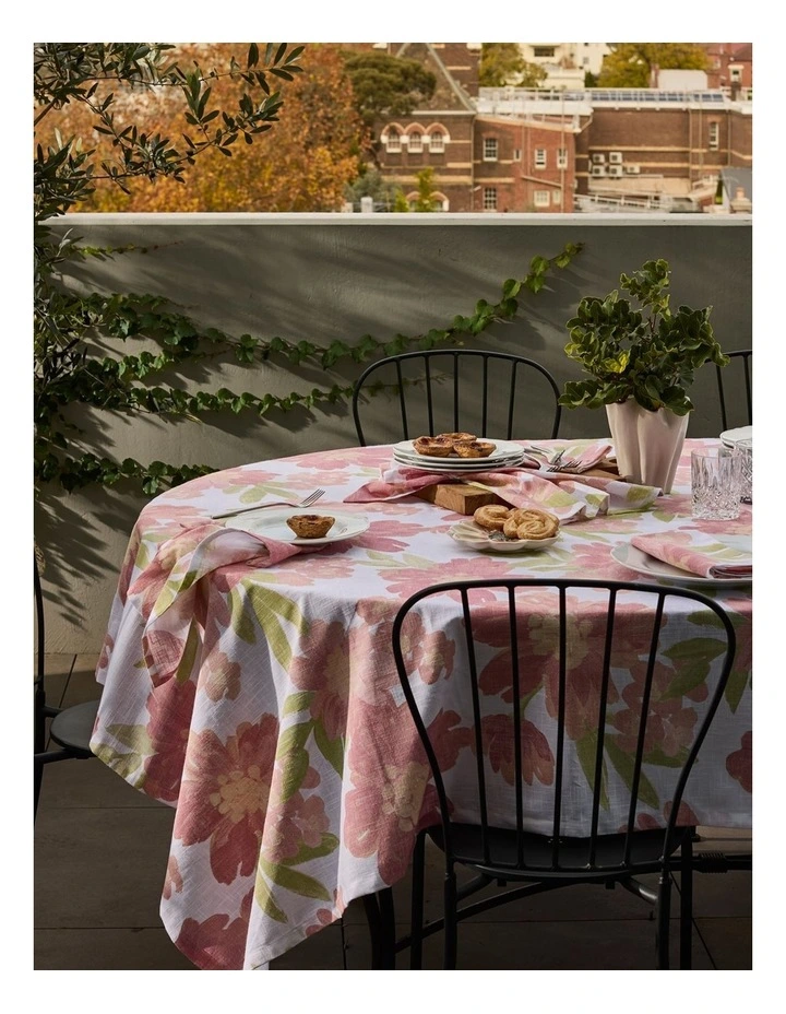 Rosie Large Floral Napkin Set 45x45cm image 3