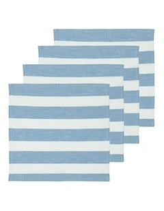 Hemingway Sky Blue 4pk Napkin