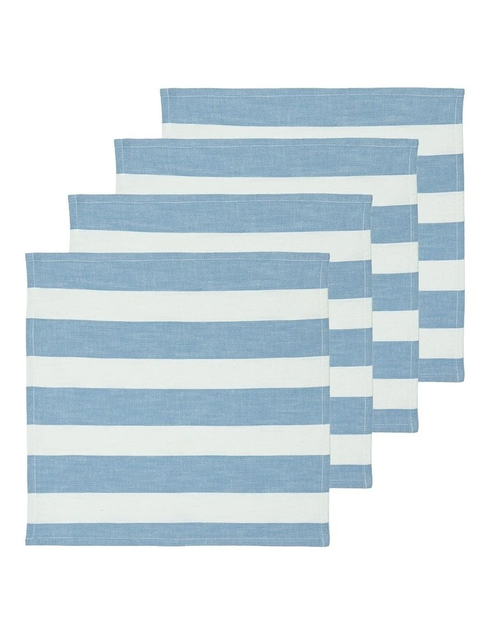 Hemingway Sky Blue 4pk Napkin image 1