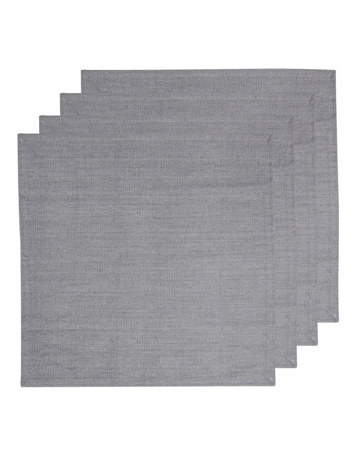 Lina Napkin 4 Pack in Grey image 1