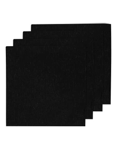 Seno Napkins 4 Pack in Black