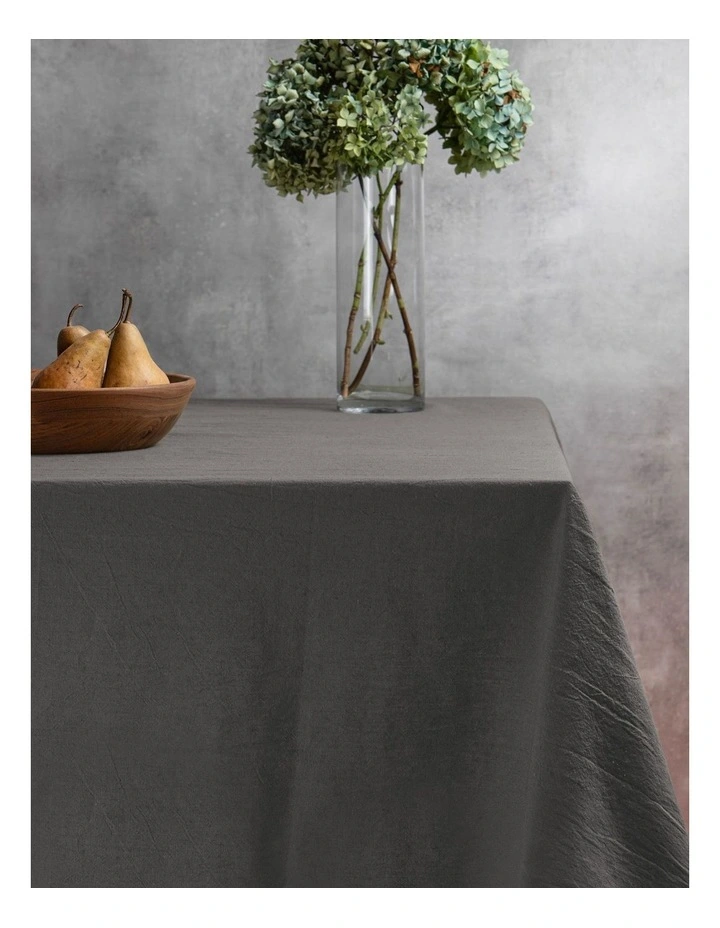 Oxford Tablecloth 150x300cm in Moss image 2