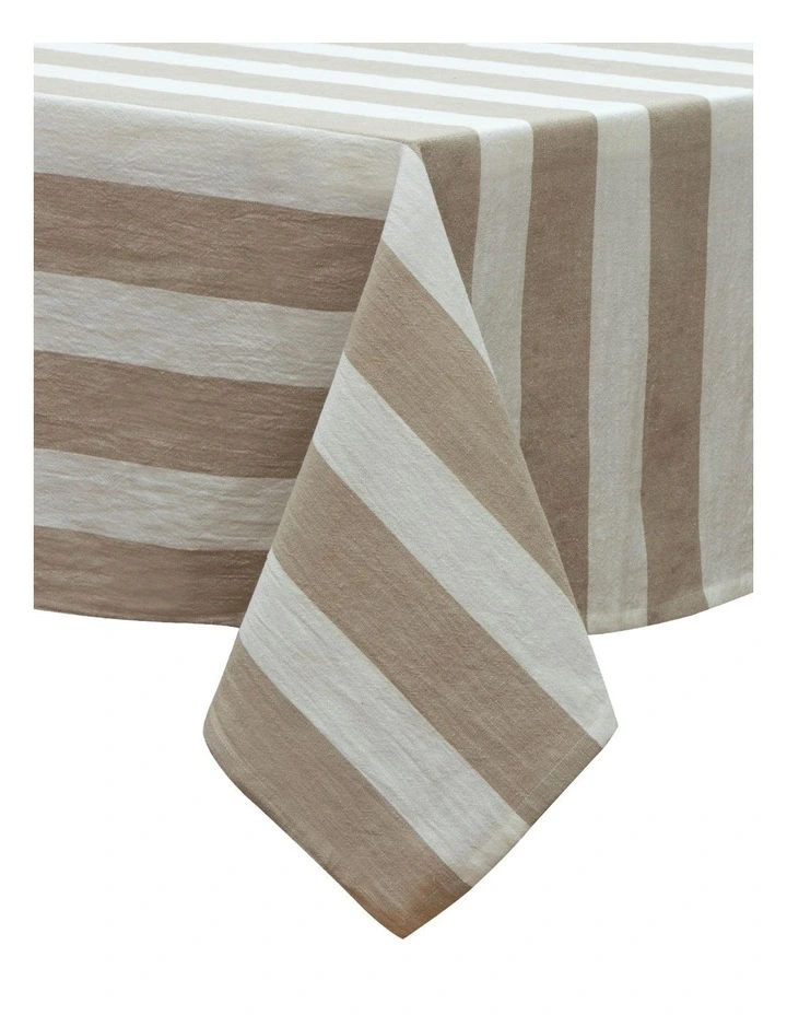 Hemingway Tablecloth 150x230cm in Taupe image 1