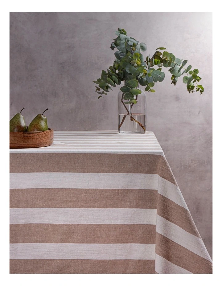 Hemingway Tablecloth 150x230cm in Taupe image 2