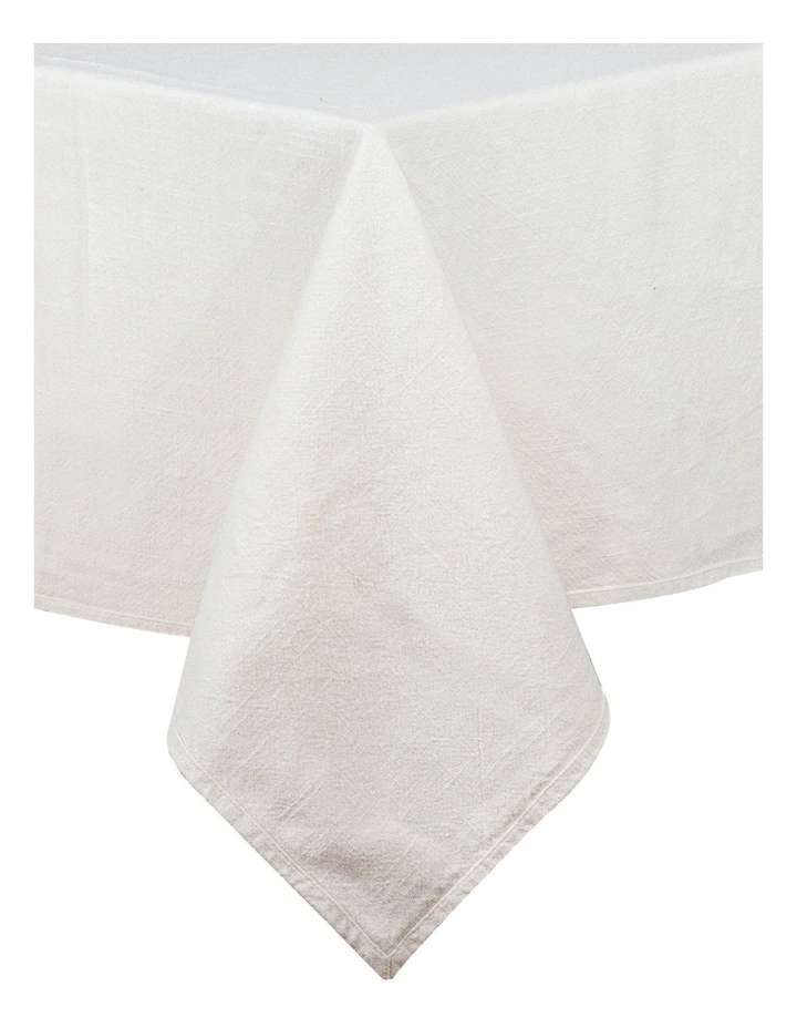 Oxford Tablecloth 150x230cm in White image 1