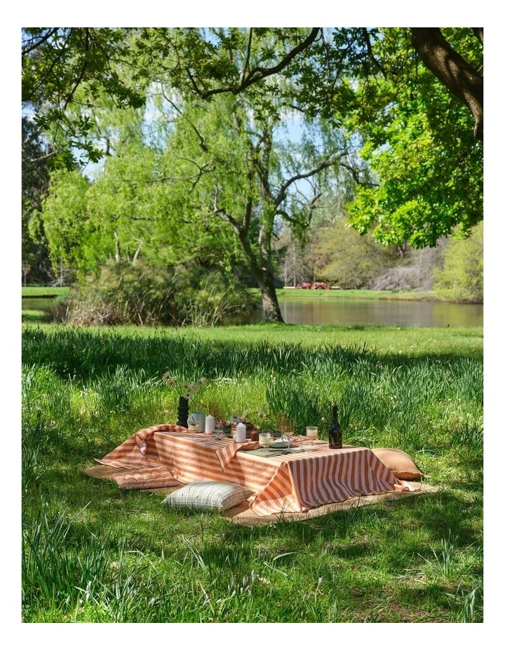 Como Tablecloth 180x305cm in Pumpkin image 2