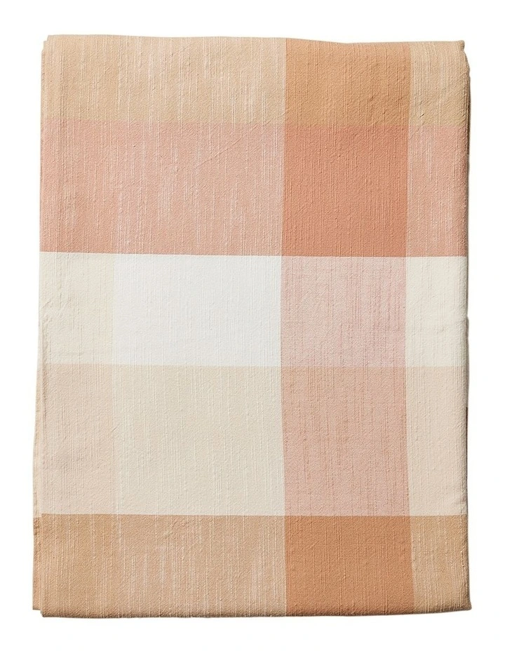 Heidi Rust Check Tablecloth 150x300cm image 1