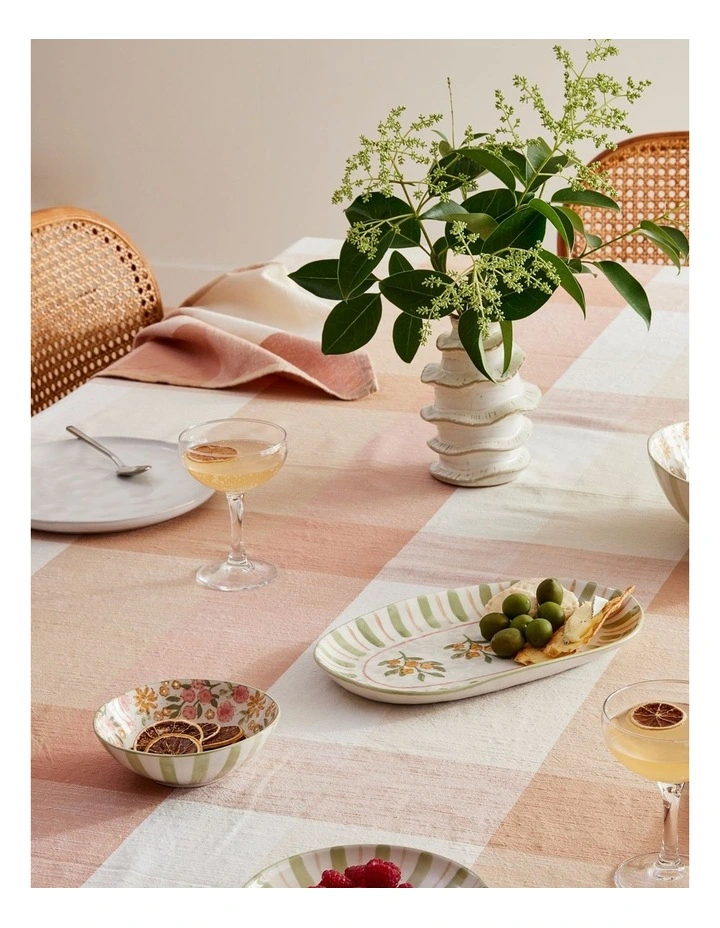Heidi Rust Check Tablecloth 150x300cm image 3