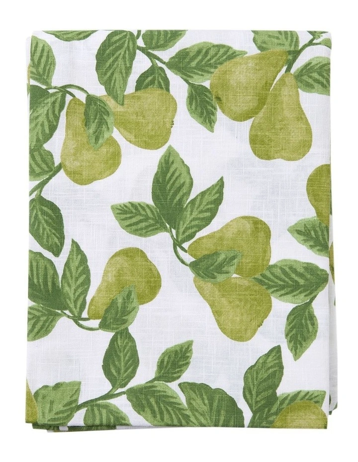 Pear Tree Green Tablecloth 150x230cm image 1
