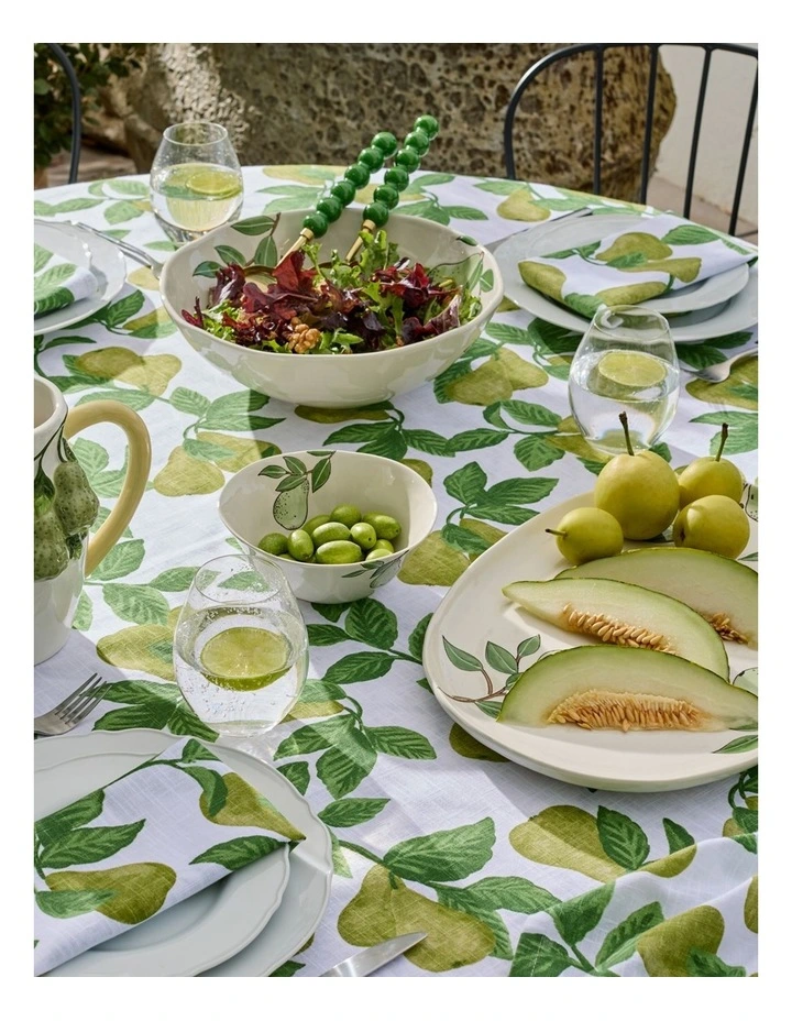 Pear Tree Green Tablecloth 150x230cm image 4