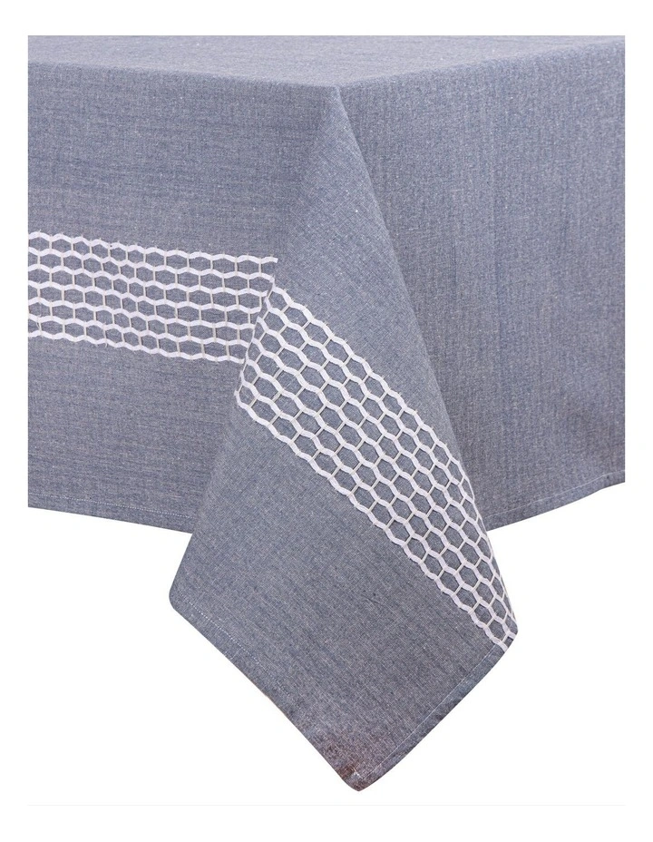 Clementine Blue 150x300cm Tablecloth image 1