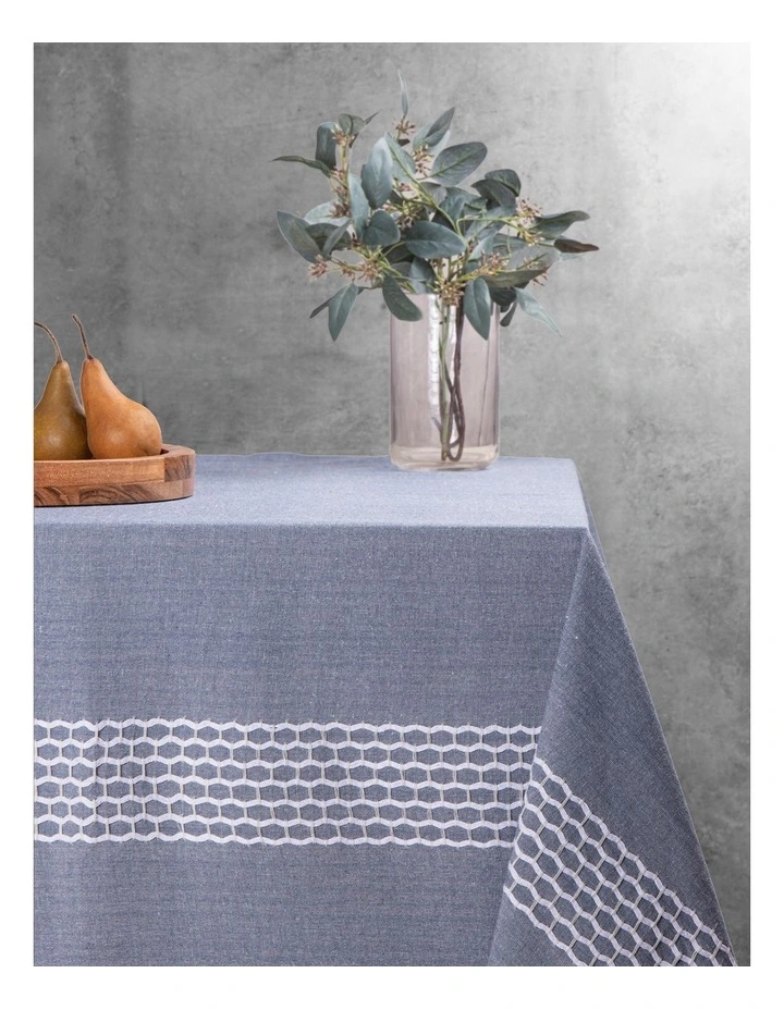 Clementine Blue 150x300cm Tablecloth image 2