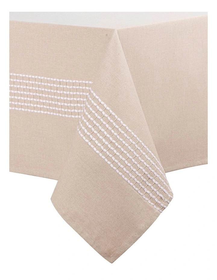 Clementine Flax 150x300cm Tablecloth image 1