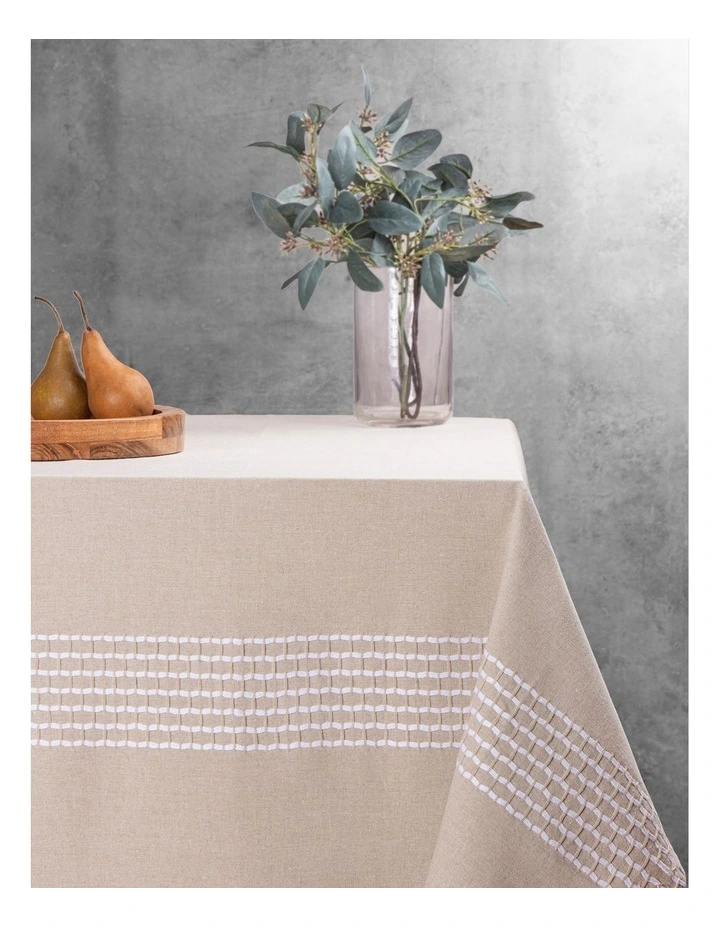 Clementine Flax 150x300cm Tablecloth image 2