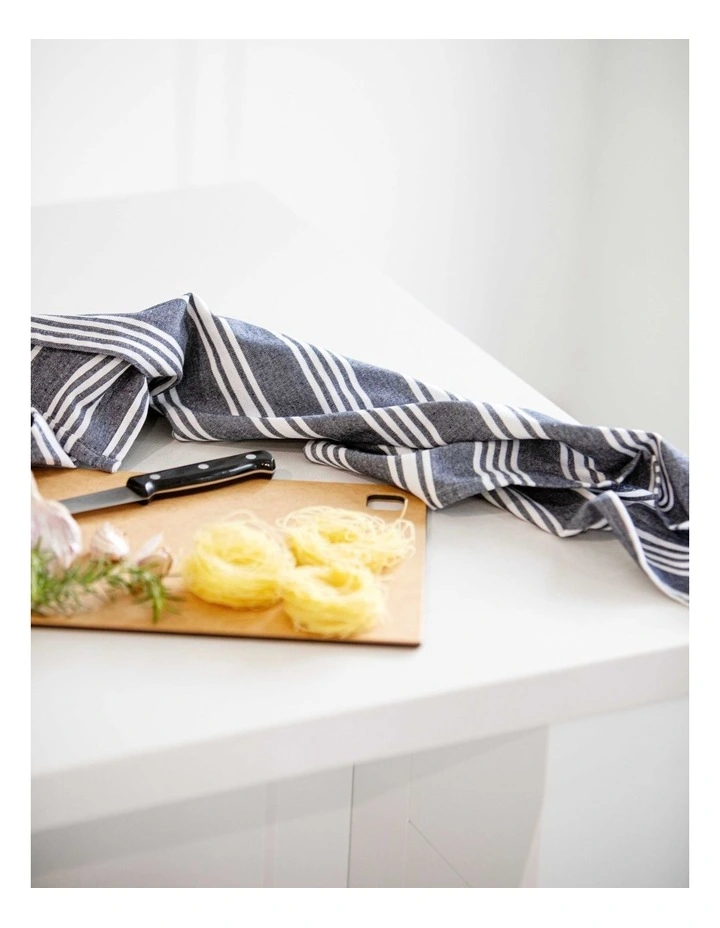 Eco Stripe Kitchen Accessories Promo Pack in Slate Grey image 6