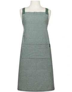 Eco Recycled Leaf Apron in Green