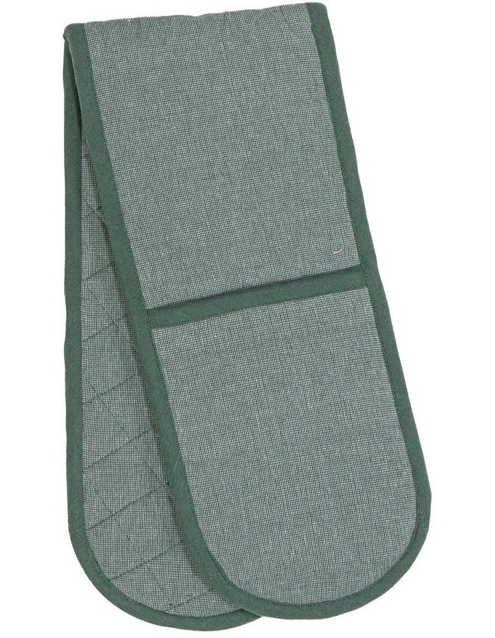 Eco Recycled Leaf Double Oven Mitt image 1