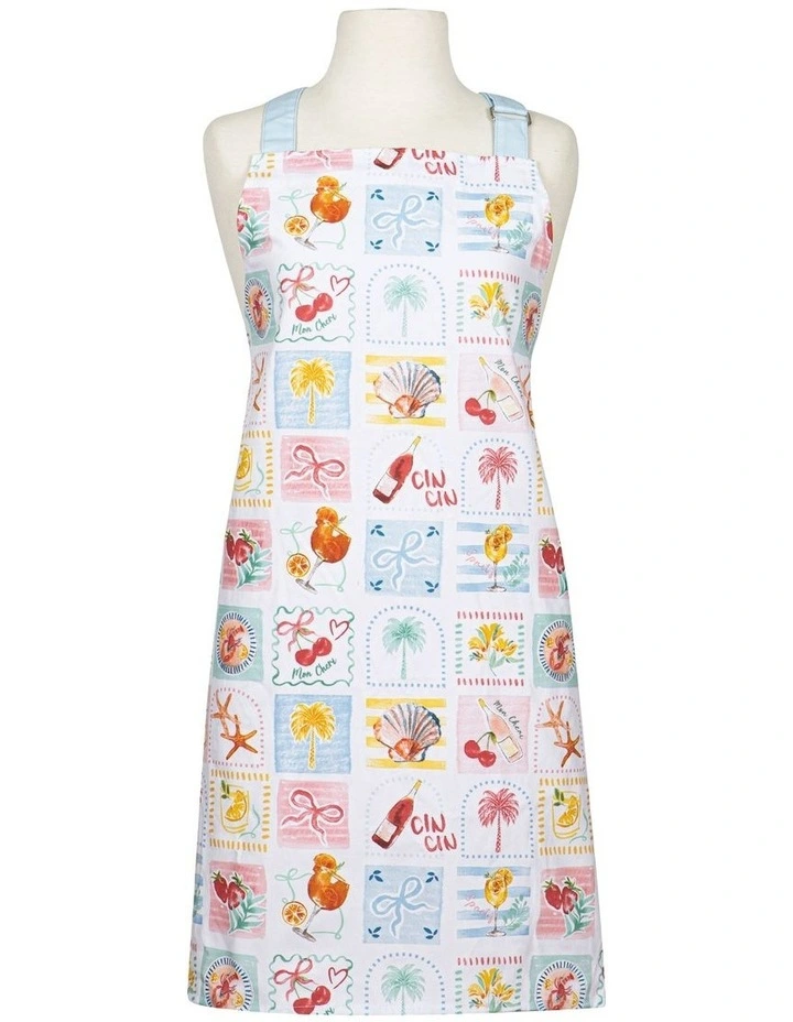 Capri Apron in White image 1