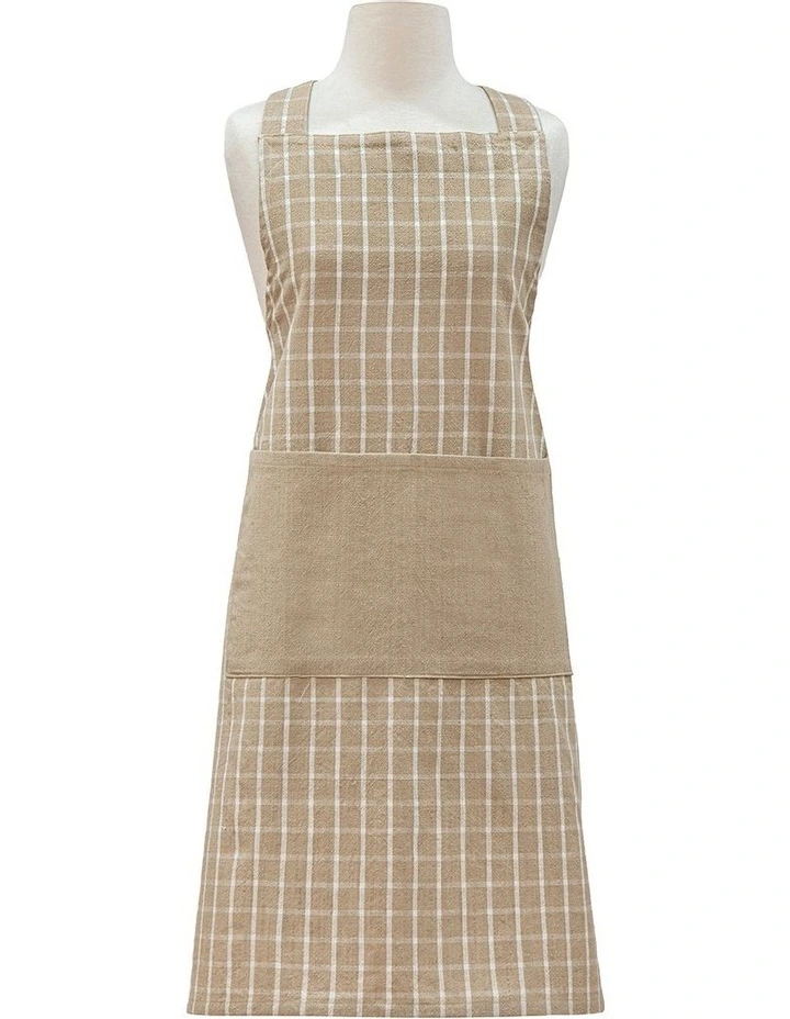 Hemingway Crossback Apron in Taupe image 1
