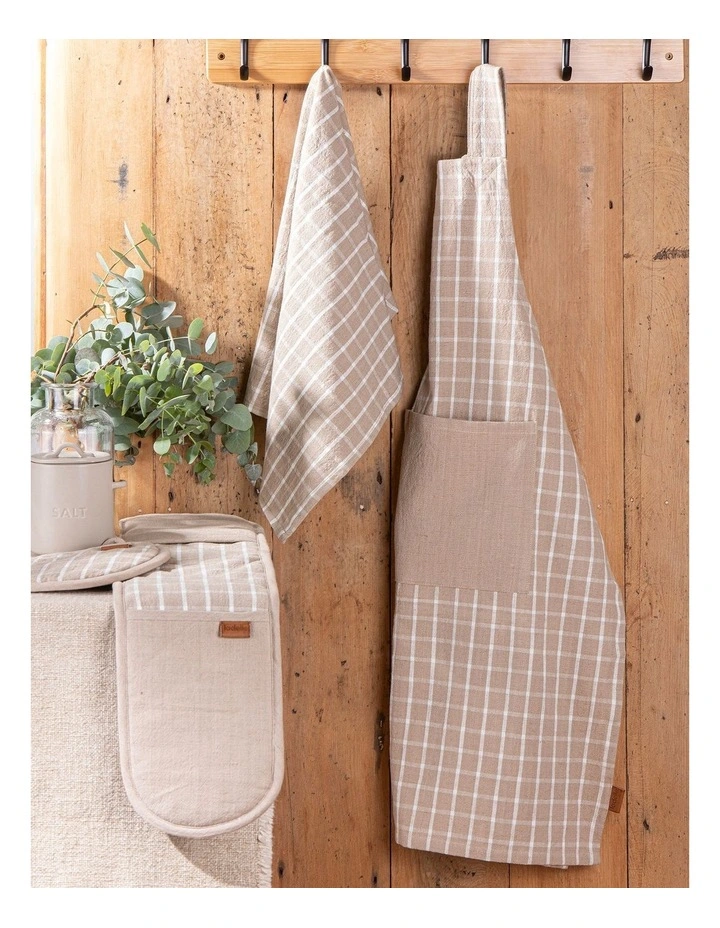 Hemingway Oval Pot Holder 2 Pack in Taupe image 2