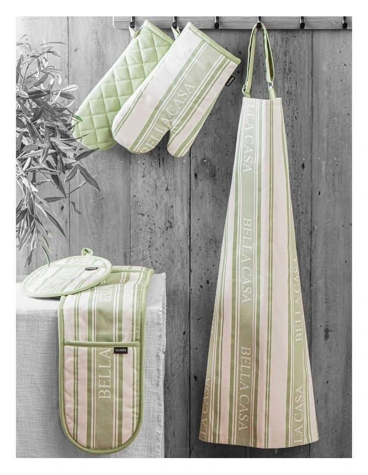 Bella Casa Sage 2pk Oval Potholder image 3