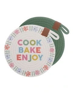 Camille Cook Bake Enjoy 2pk Trivet