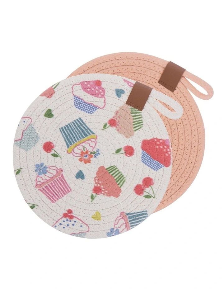 Camille Cupcake 2pk Trivet image 1