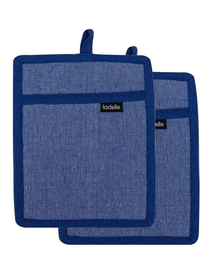 Eco Recycled Pot Holder 2 Pack in Royal image 1