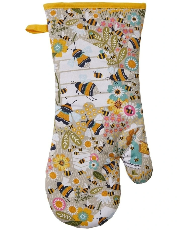 Beekeeper Gauntlet Oven Glove in Multi image 1