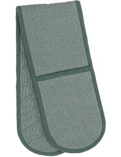 Eco Recycled Leaf Double Oven Mitt