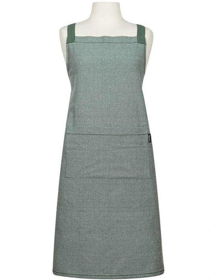 Eco Recycled Leaf Apron in Green image 1