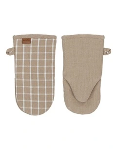 Hemingway Oven Mitt 2 Pack in Taupe