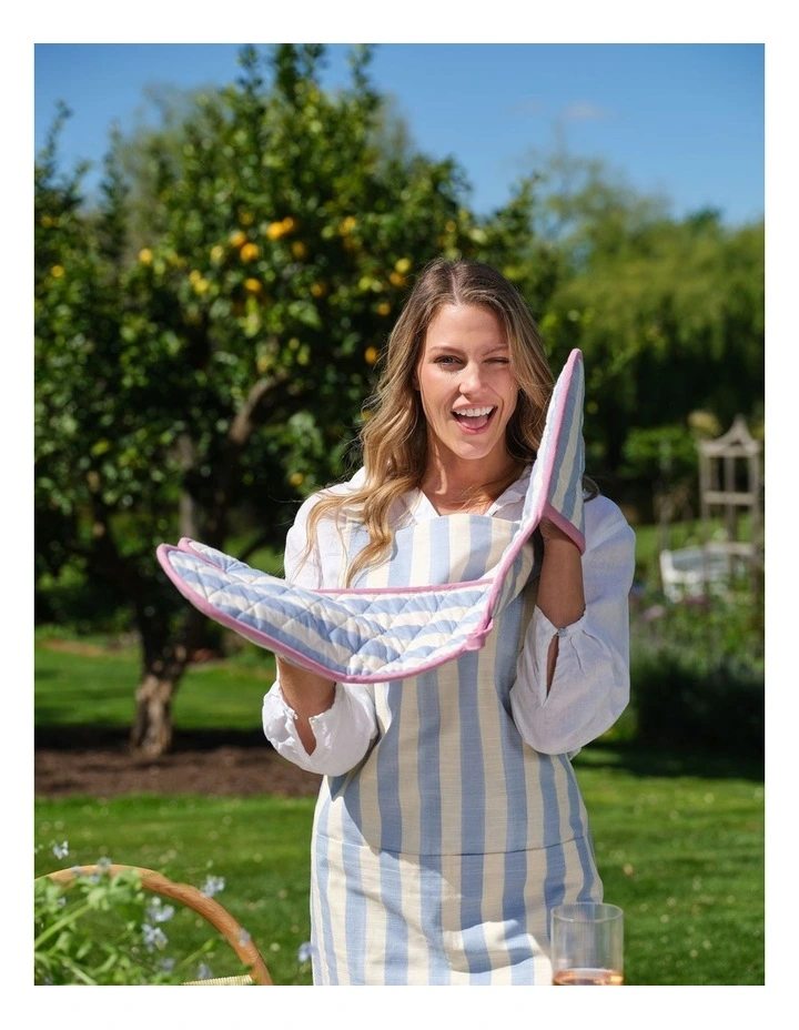 Como Double Oven Glove in Multi image 2