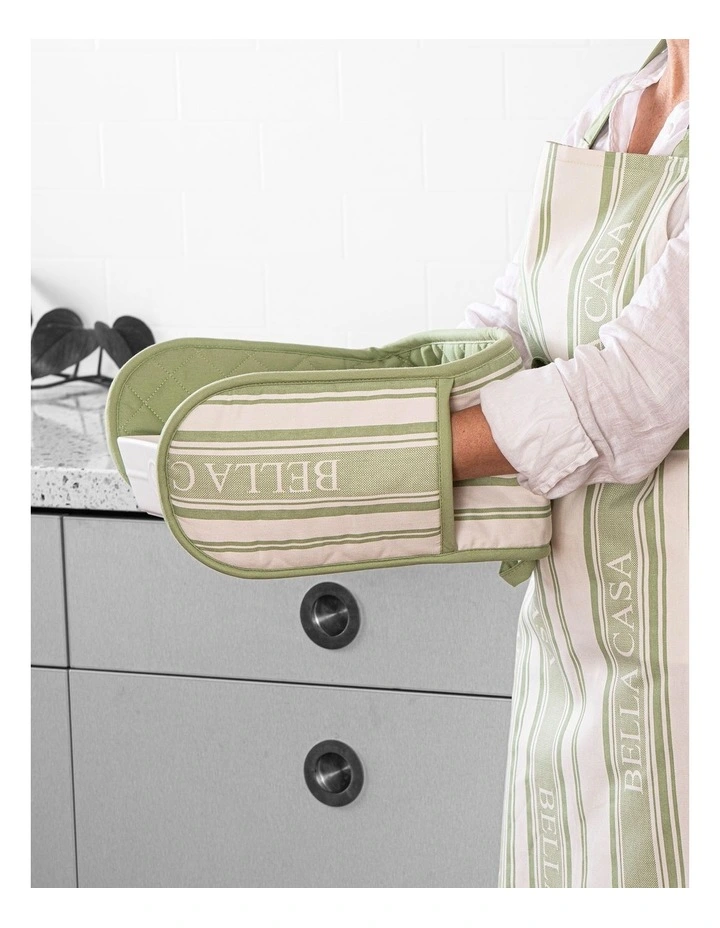 Bella Casa Sage Double Oven Mitt image 2