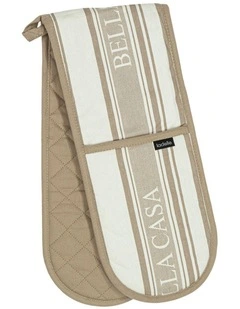 Bella Casa Latte Double Oven Mitt