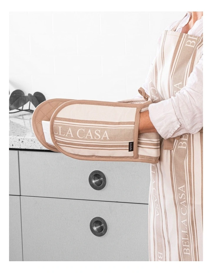 Bella Casa Latte Double Oven Mitt image 2