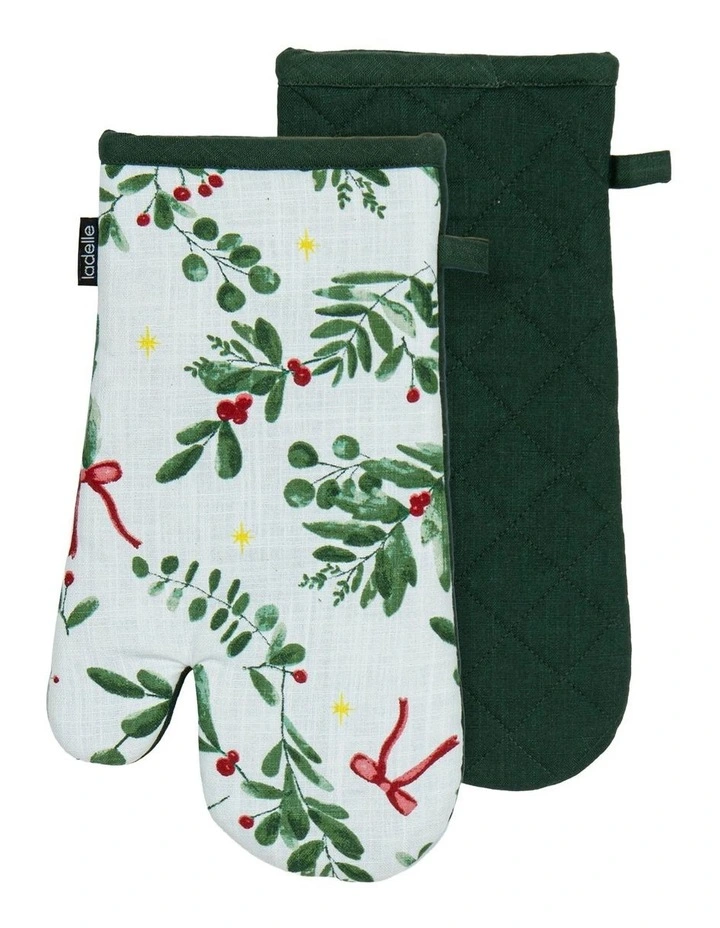 Christmas Foliage 2pk Oven Mitt image 1