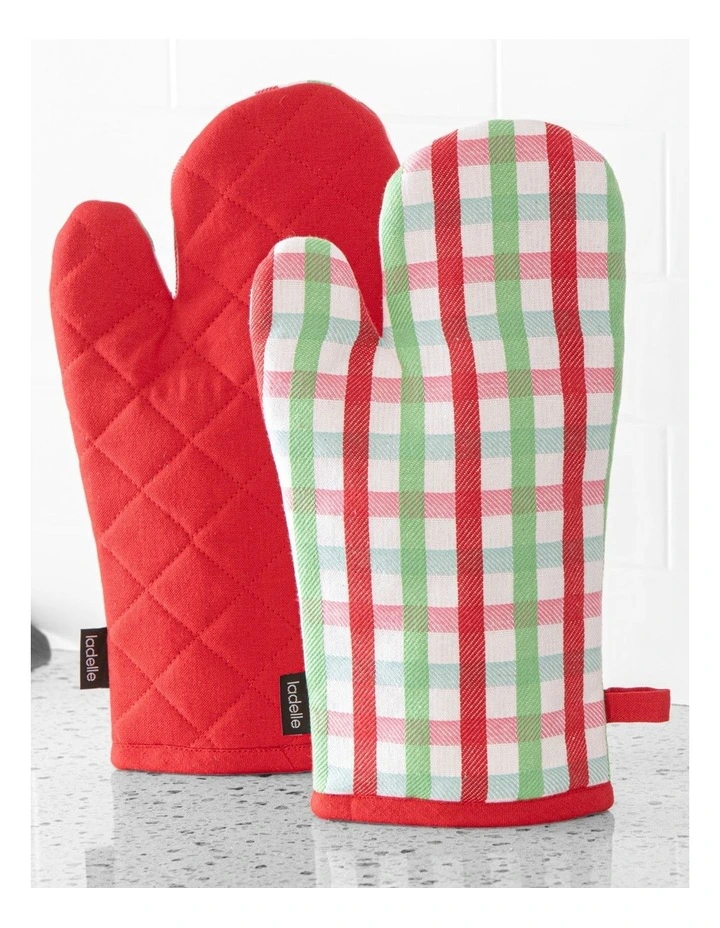 Christmas Weave 2pk Oven Mitt image 2
