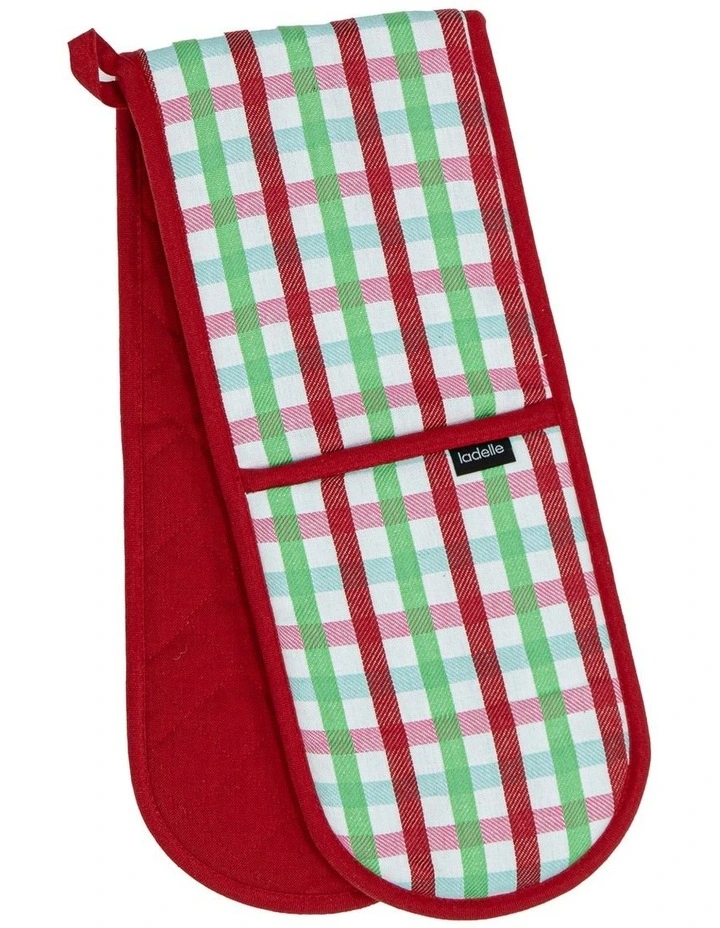 Christmas Weave Double Oven Mitt image 1