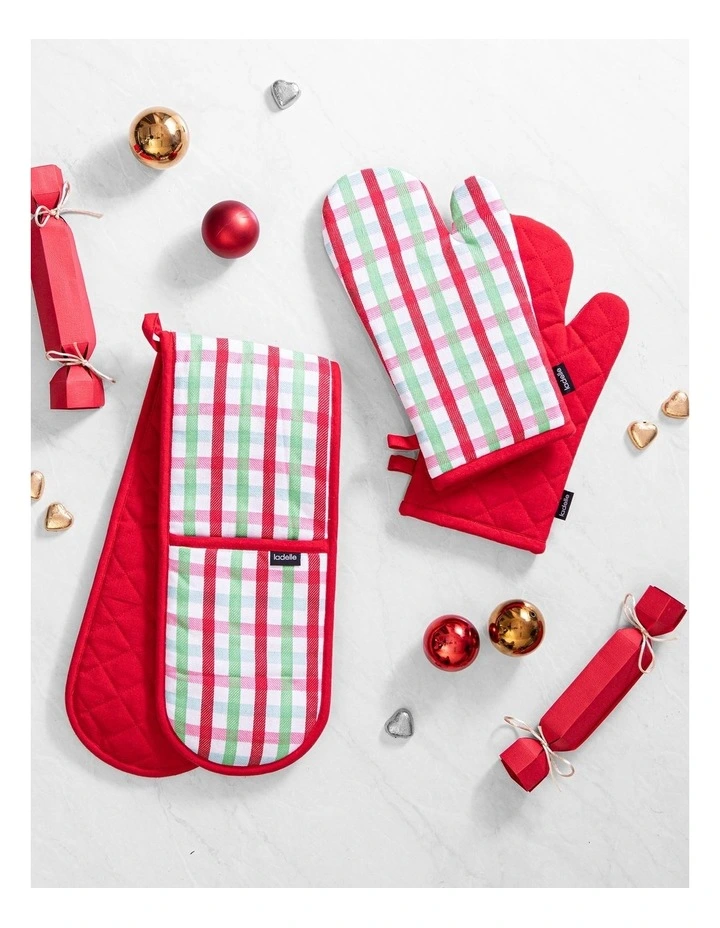 Christmas Weave Double Oven Mitt image 3