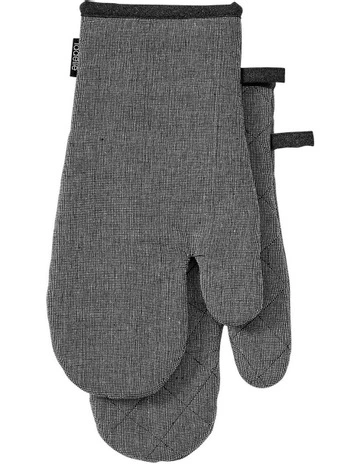 Eco Recycled Oven Mitt 2 Pack in Grey