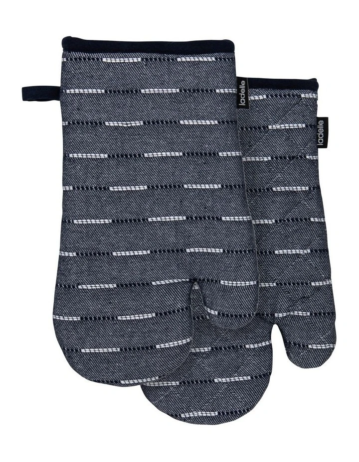 Eco Recycled Dash Oven Glove 2 Pack in Navy image 1