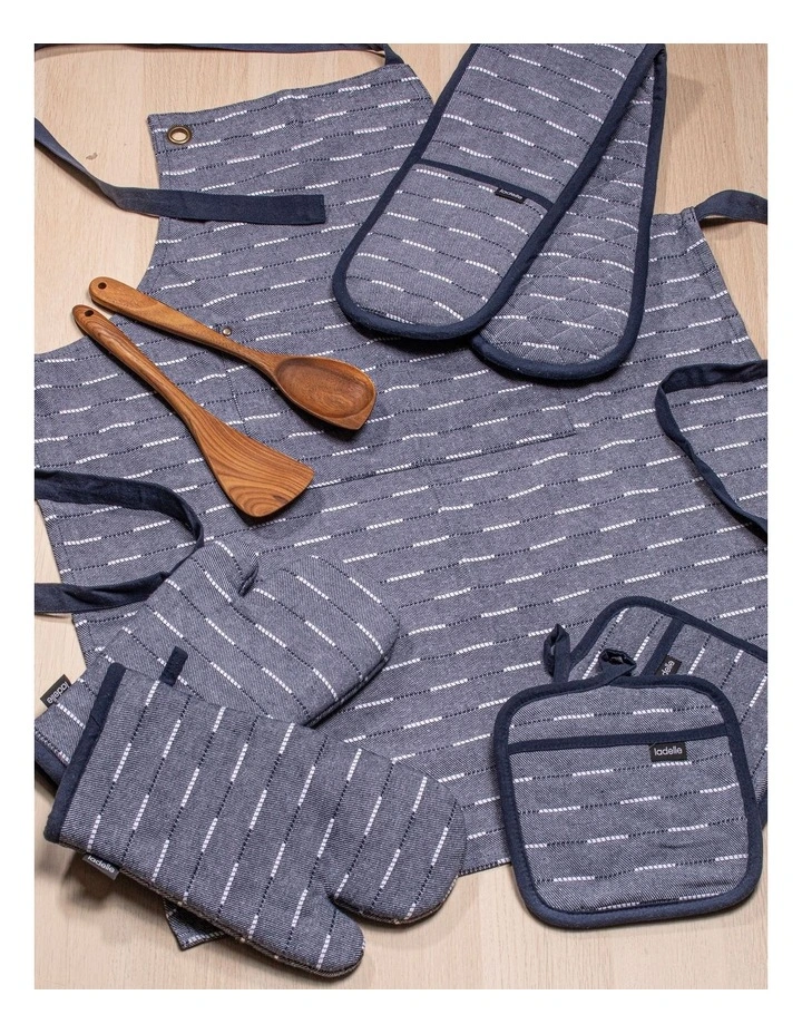Eco Recycled Dash Oven Glove 2 Pack in Navy image 2