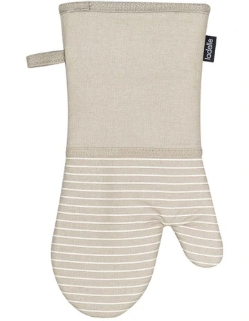 Lennox Single Oven Mitt in Stone