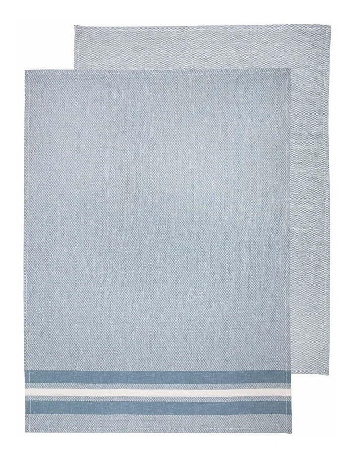 Culinary Jumbo Kitchen Towel 2 Pack in Slate image 1