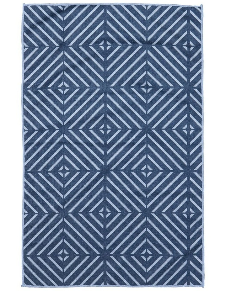 Benton Kitchen Towel 4 Pack in Blue image 2