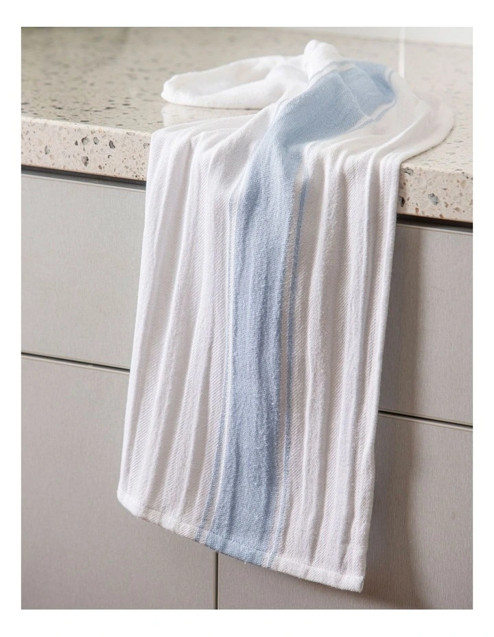 Louis Kitchen Towel 3 Pack in Blue image 2